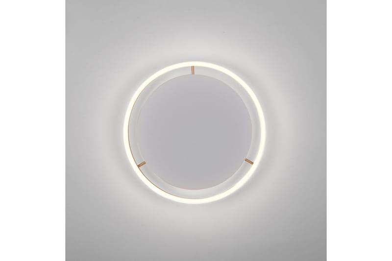 Taklampa Ritus - 39,3x5,3x39,3 cm, Matt mässing - Belysning & el - Inomhusbelysning & lampor - Sovrumslampa - Taklampa sovrum