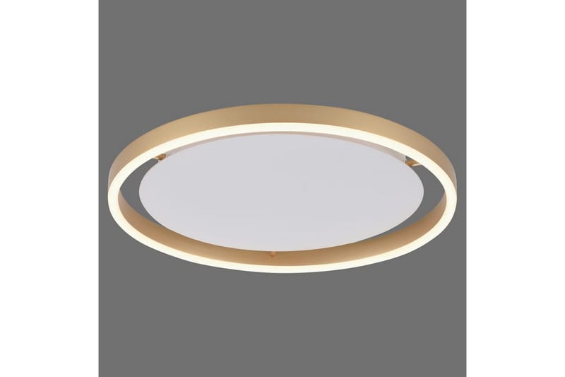 Taklampa Ritus - 39,3x5,3x39,3 cm, Matt mässing - Belysning & el - Inomhusbelysning & lampor - Sovrumslampa - Taklampa sovrum