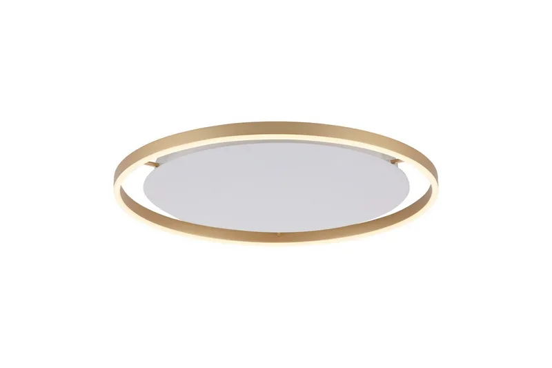 Taklampa Ritus, 58,5x5,3x58,5 cm, Matt mässing