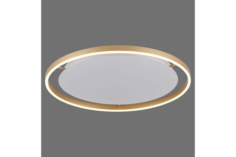 Taklampa Ritus - 58,5x5,3x58,5 cm, Matt mässing - Belysning & el - Inomhusbelysning & lampor - Sovrumslampa - Taklampa sovrum