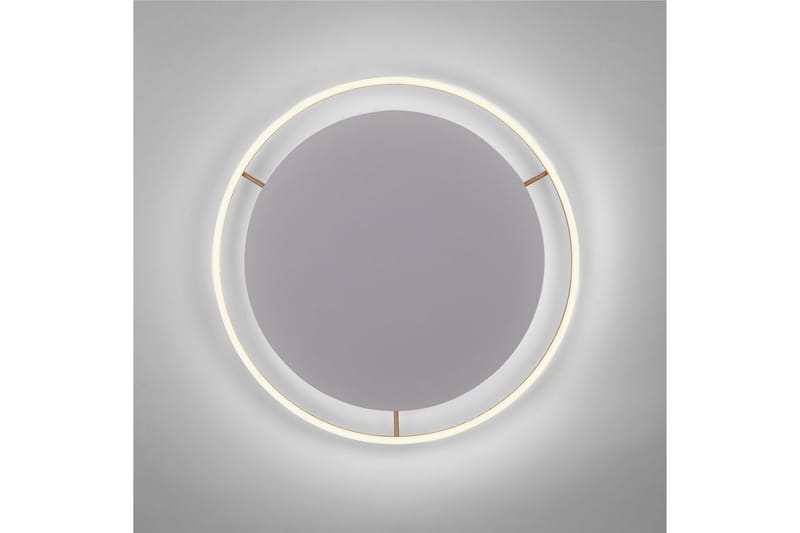 Taklampa Ritus - 58,5x5,3x58,5 cm, Matt mässing - Belysning & el - Inomhusbelysning & lampor - Sovrumslampa - Taklampa sovrum