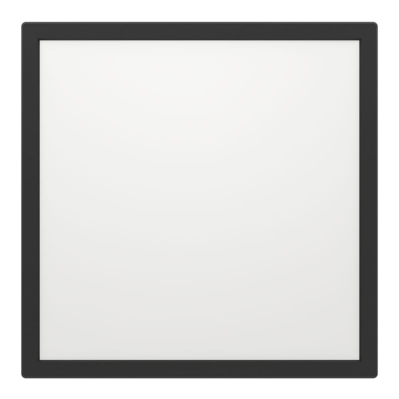 Taklampa Rovito - Svart, 390x390 mm - Belysning & el - Inomhusbelysning & lampor - Sovrumslampa - Taklampa sovrum