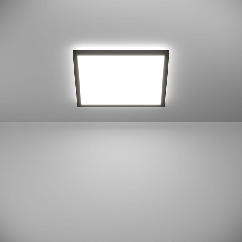 Taklampa Rovito - Svart, 390x390 mm - Belysning & el - Inomhusbelysning & lampor - Sovrumslampa - Taklampa sovrum