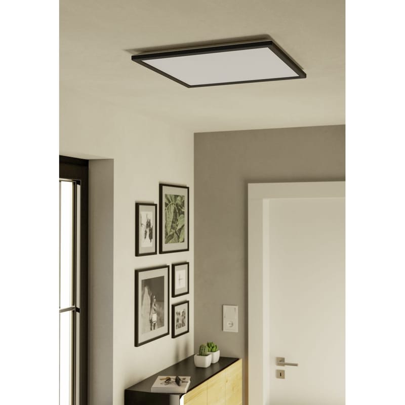 Taklampa Rovito - Svart, 500x500 mm - Belysning & el - Inomhusbelysning & lampor - Sovrumslampa - Taklampa sovrum