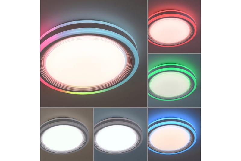 Taklampa Spheric - 40x8,5x40 cm - Belysning & el - Inomhusbelysning & lampor - Sovrumslampa - Taklampa sovrum