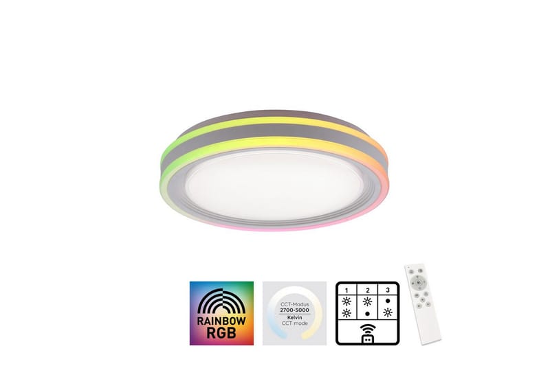 Taklampa Spheric - 40x8,5x40 cm - Belysning & el - Inomhusbelysning & lampor - Sovrumslampa - Taklampa sovrum