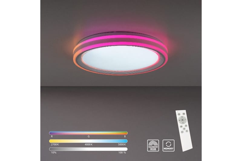 Taklampa Spheric - 48,5x8,5x48,5 cm - Belysning & el - Inomhusbelysning & lampor - Sovrumslampa - Taklampa sovrum