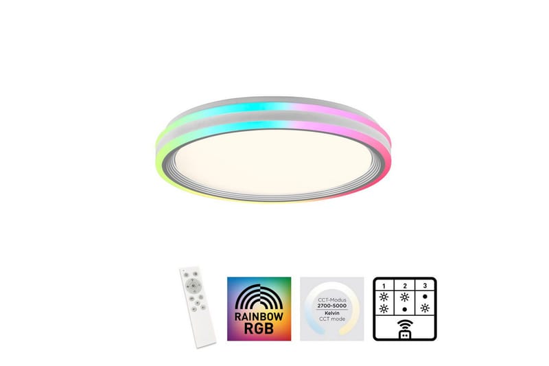 Taklampa Spheric - 48,5x8,5x48,5 cm - Belysning & el - Inomhusbelysning & lampor - Sovrumslampa - Taklampa sovrum