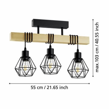 Taklampa Townshend - 20 cm - Belysning & el - Inomhusbelysning & lampor - Sovrumslampa - Taklampa sovrum