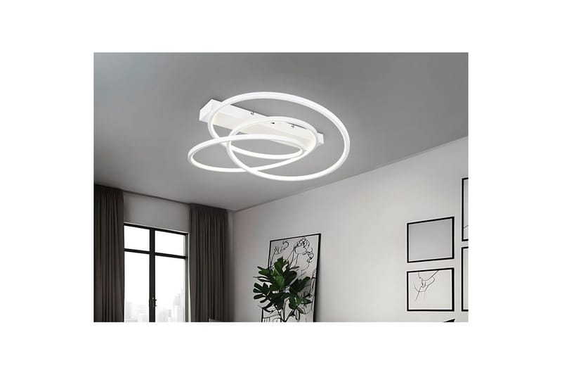 Taklampa TRIO Darvin Mattvit - Mattvit - Belysning & el - Inomhusbelysning & lampor - Sovrumslampa - Taklampa sovrum