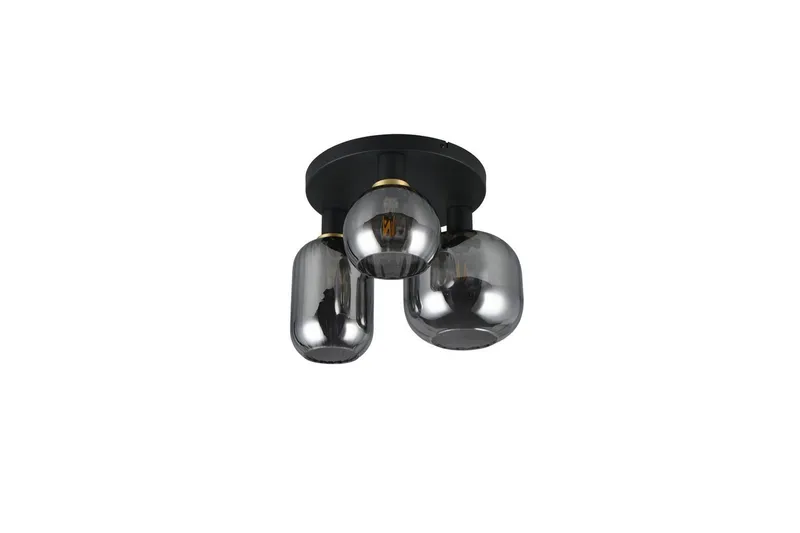 Taklampa TRIO Diva Mattsvart/kromad - Mattsvart/kromad - Belysning & el - Inomhusbelysning & lampor - Sovrumslampa - Taklampa sovrum