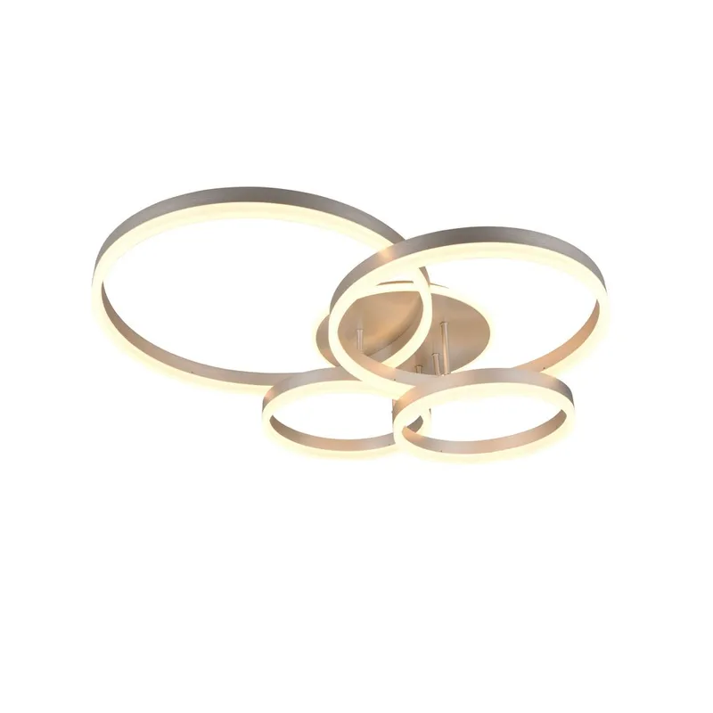 Taklampa TRIO Drake - Borstad Stål - Belysning & el - Inomhusbelysning & lampor - Sovrumslampa - Taklampa sovrum