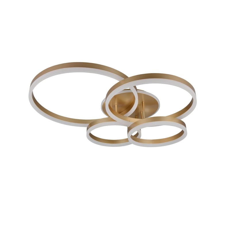 Taklampa TRIO Drake - Guld - Belysning & el - Inomhusbelysning & lampor - Sovrumslampa - Taklampa sovrum