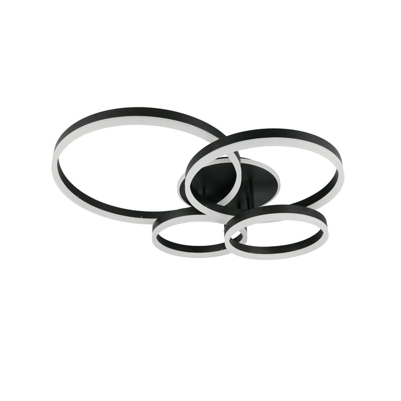 Taklampa TRIO Drake - Mattsvart - Belysning & el - Inomhusbelysning & lampor - Sovrumslampa - Taklampa sovrum