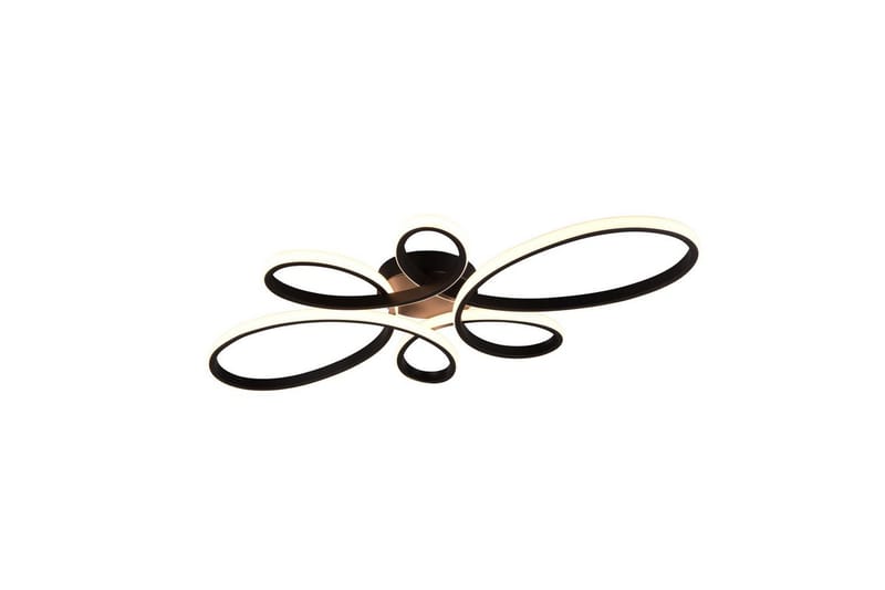 Taklampa TRIO Fly 83 cm, Mattsvart, 83 cm, Mattsvart