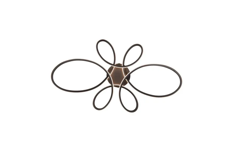 Taklampa TRIO Fly 83 cm, Mattsvart - 83 cm, Mattsvart - Belysning & el - Inomhusbelysning & lampor - Sovrumslampa - Taklampa sovrum