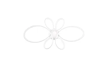 Taklampa TRIO Fly 83 cm, Mattvit - 83 cm, Mattvit - Belysning & el - Inomhusbelysning & lampor - Sovrumslampa - Taklampa sovrum
