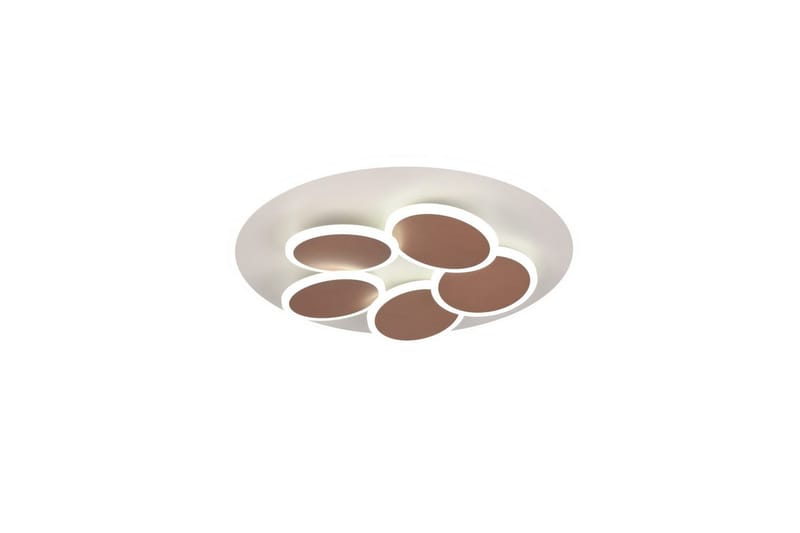 Taklampa TRIO Mandala Varm grå/kaffebrun - Varm grå/kaffebrun - Belysning & el - Inomhusbelysning & lampor - Sovrumslampa - Taklampa sovrum