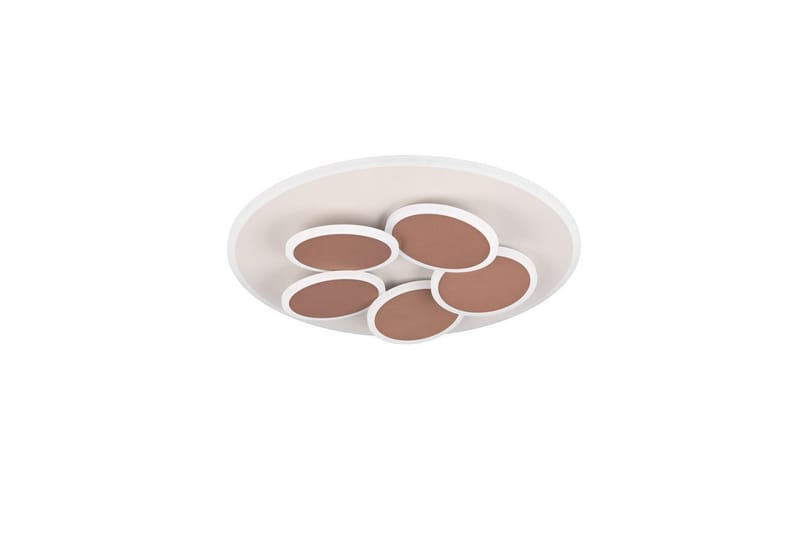 Taklampa TRIO Mandala Varm grå/kaffebrun - Varm grå/kaffebrun - Belysning & el - Inomhusbelysning & lampor - Sovrumslampa - Taklampa sovrum