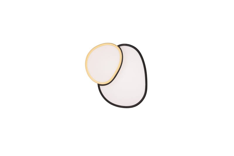 Taklampa TRIO Rise 43 cm, Svart/guld - 43 cm, Svart/guld - Belysning & el - Inomhusbelysning & lampor - Sovrumslampa - Taklampa sovrum