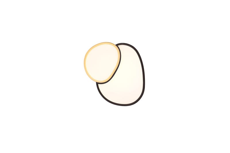 Taklampa TRIO Rise 43 cm, Svart/guld - 43 cm, Svart/guld - Belysning & el - Inomhusbelysning & lampor - Sovrumslampa - Taklampa sovrum