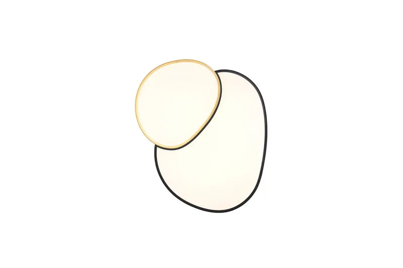 Taklampa TRIO Rise 77 cm, Svart/guld - 77 cm, Svart/guld - Belysning & el - Inomhusbelysning & lampor - Sovrumslampa - Taklampa sovrum