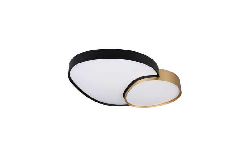 Taklampa TRIO Rise 77 cm, Svart/guld - 77 cm, Svart/guld - Belysning & el - Inomhusbelysning & lampor - Sovrumslampa - Taklampa sovrum