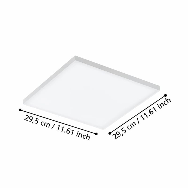 Taklampa Turcona - 300x300 mm - Belysning & el - Inomhusbelysning & lampor - Sovrumslampa - Taklampa sovrum