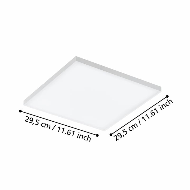 Taklampa Turcona - 300x300 mm - Belysning & el - Inomhusbelysning & lampor - Sovrumslampa - Taklampa sovrum