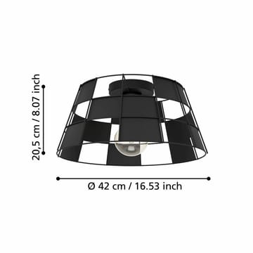 Taklampa Pontefract - 42 cm - Belysning & el - Inomhusbelysning & lampor - Sovrumslampa - Taklampa sovrum