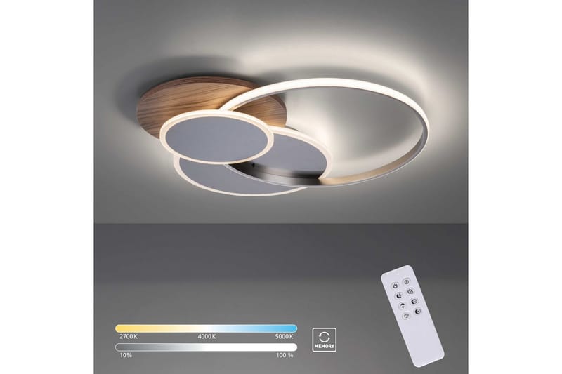 Taklampa Palma - 62,5x7x65 cm - Belysning & el - Inomhusbelysning & lampor - Sovrumslampa - Taklampa sovrum