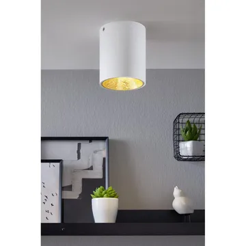 Taklampa Polasso - Vit/Guld - Belysning & el - Inomhusbelysning & lampor - Sovrumslampa - Taklampa sovrum