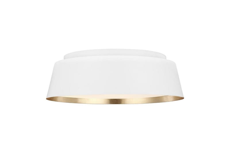 Takmonterad Feiss Asher Matt vit och guld - Matt vit och guld - Belysning & el - Inomhusbelysning & lampor - Sovrumslampa - Taklampa sovrum