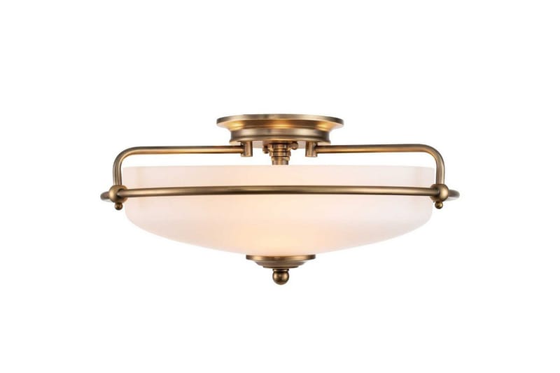 Takmonterad Quoizel Griffin Väderbiten Mässing - Väderbiten Mässing - Belysning & el - Inomhusbelysning & lampor - Sovrumslampa - Taklampa sovrum