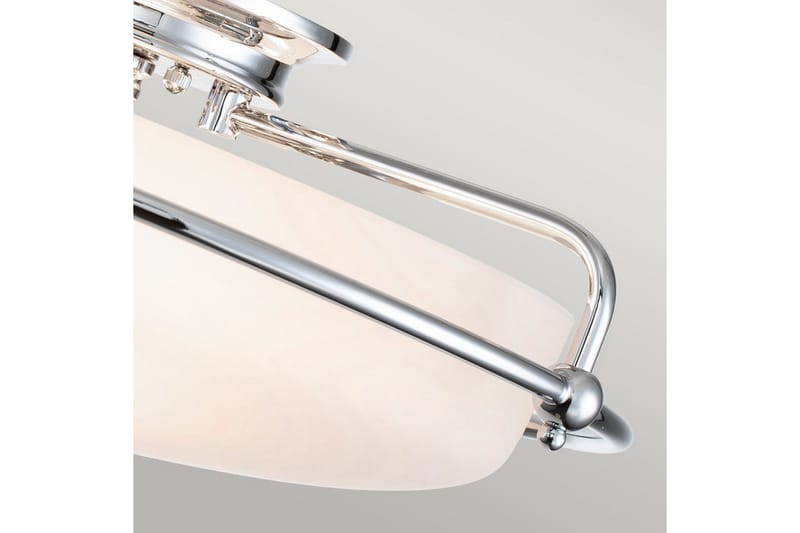 Takmonterad Quoizel Griffin Polerad Krom - Polerad Krom - Belysning & el - Inomhusbelysning & lampor - Sovrumslampa - Taklampa sovrum