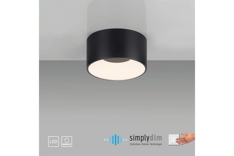 Tanika Just Light Taklampa - Black - Belysning & el - Inomhusbelysning & lampor - Sovrumslampa - Taklampa sovrum