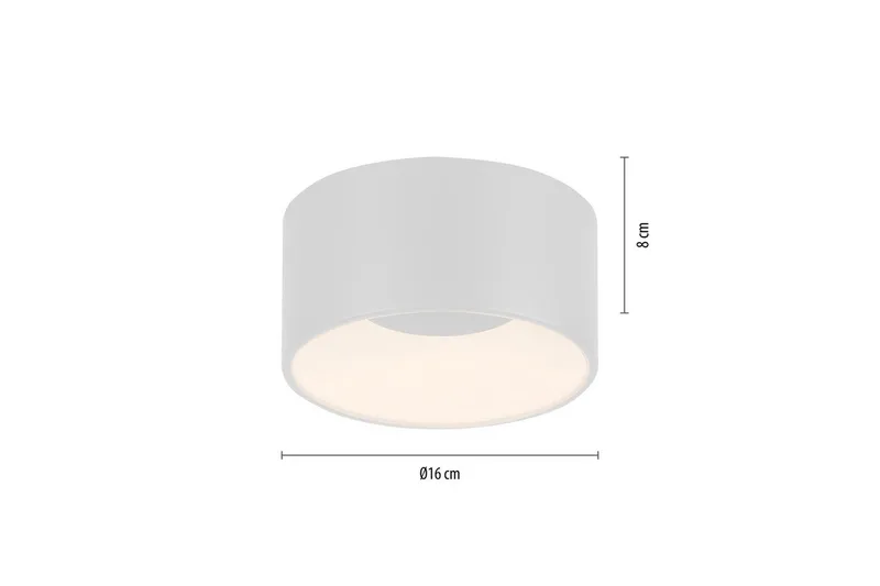 Tanika Just Light Taklampa - White - Belysning & el - Inomhusbelysning & lampor - Sovrumslampa - Taklampa sovrum