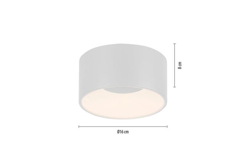 Tanika Just Light Taklampa - White - Belysning & el - Inomhusbelysning & lampor - Sovrumslampa - Taklampa sovrum