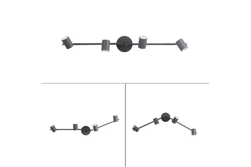 Tarik Just Light Taklampa - Anthracite Grey - Belysning & el - Inomhusbelysning & lampor - Sovrumslampa - Taklampa sovrum
