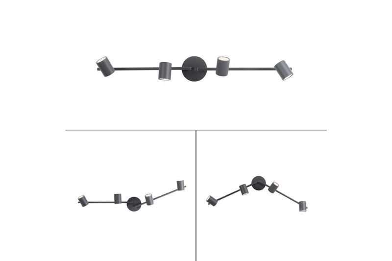 Tarik Just Light Taklampa - Anthracite Grey - Belysning & el - Inomhusbelysning & lampor - Sovrumslampa - Taklampa sovrum