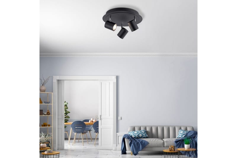 Tarik Just Light Taklampa - Anthracite Grey - Belysning & el - Inomhusbelysning & lampor - Sovrumslampa - Taklampa sovrum