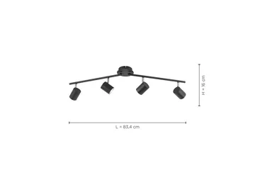 Tarik Just Light Taklampa - Anthracite Grey - Belysning & el - Inomhusbelysning & lampor - Sovrumslampa - Taklampa sovrum