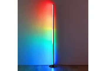 Tendo LED Golvlampa svart RGB - Svart - Belysning & el - Inomhusbelysning & lampor - Sovrumslampa
