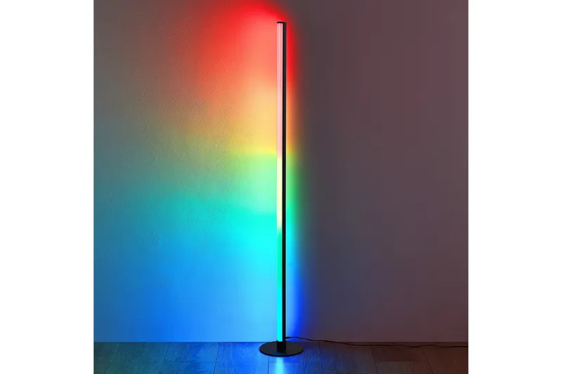 Tendo LED Golvlampa svart RGB - Svart - Belysning & el - Inomhusbelysning & lampor - Sovrumslampa