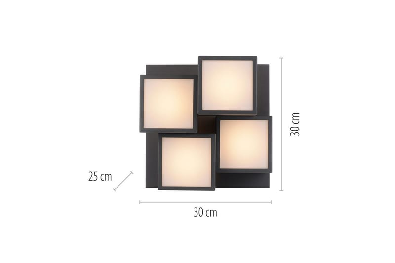 Tetris Just Light Taklampa - Black - Belysning & el - Inomhusbelysning & lampor - Sovrumslampa - Taklampa sovrum