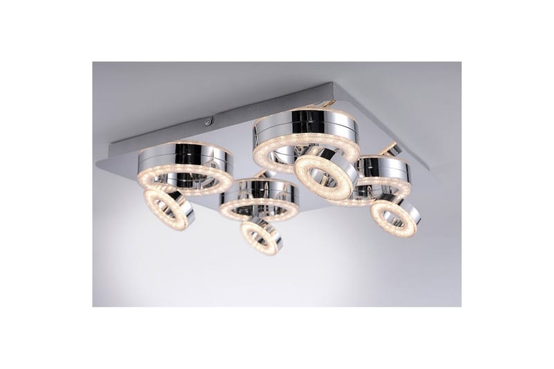 Tim Just Light Taklampa - Chrome - Belysning & el - Inomhusbelysning & lampor - Sovrumslampa - Taklampa sovrum