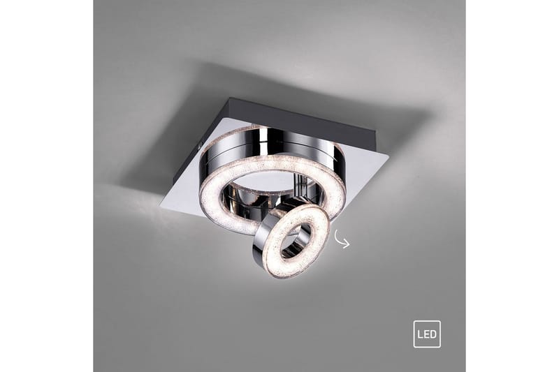 Tim Just Light Taklampa - Chrome - Belysning & el - Inomhusbelysning & lampor - Sovrumslampa - Taklampa sovrum