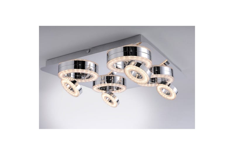 Tim Just Light Taklampa - Chrome - Belysning & el - Inomhusbelysning & lampor - Sovrumslampa - Taklampa sovrum