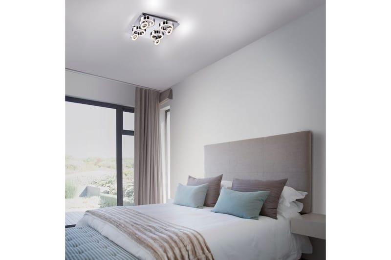 Tim Just Light Taklampa - Chrome - Belysning & el - Inomhusbelysning & lampor - Sovrumslampa - Taklampa sovrum