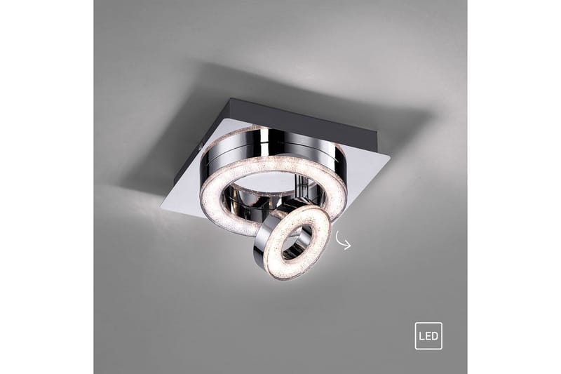 Tim Just Light Taklampa - Chrome - Belysning & el - Inomhusbelysning & lampor - Sovrumslampa - Taklampa sovrum